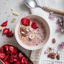 Haferbrei weiße Schokolade & Erdbeere